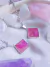 Dije Pyramid Stone Ágata fucsia