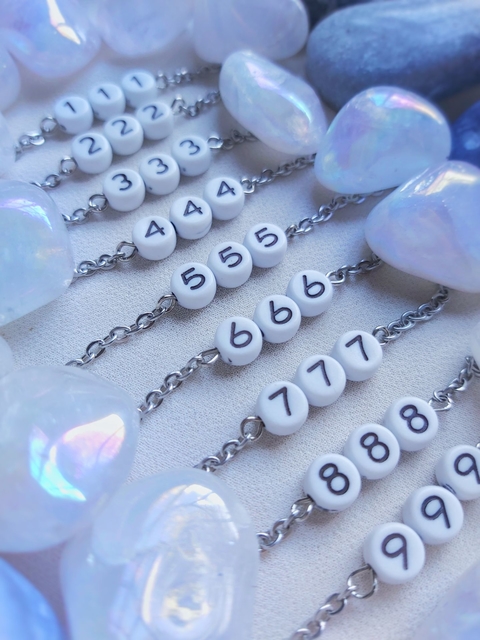 Collar número angelical