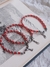pulsera cristalito roja