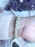 pulsera chips aguamarina verde - comprar online