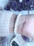 Pulsera Chips Ónix blanco