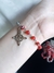 Pulsera ojitos rojo y nudo de bruja