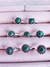 anillo gypsy malaquita
