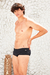 SUNGA CLASSIC CANELADA - PRETA/ BLACK - comprar online