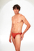 SUNGA SUPER SLIM CANELADA - TERRACOTA - comprar online