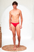 SUNGA SUPER SLIM CANELADA - VERMELHA / RED - Loja No Name