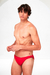SUNGA SUPER SLIM CANELADA - VERMELHA / RED - comprar online