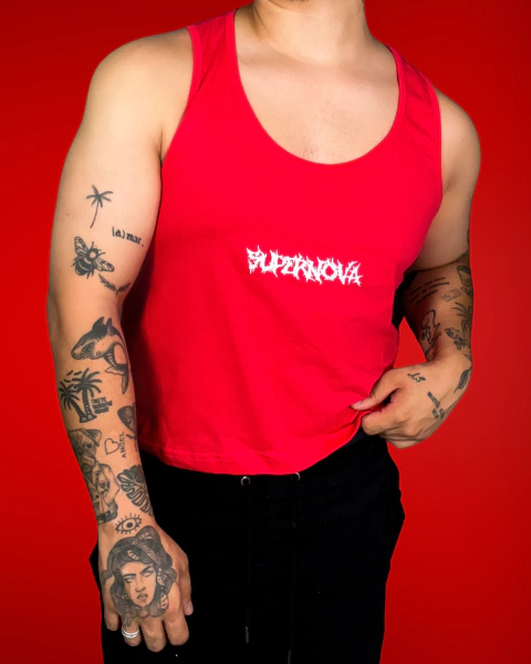 REGATA CROPPED VERMELHA SUPERNOVA