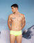 SUNGA VERDE NEON CAVADA na internet
