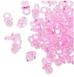 Mini chupetes en color rosa o celeste a elección - comprar online