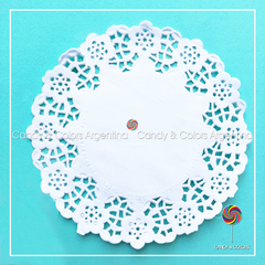 100 unidades BLONDA DE PAPEL - 13CM - blanco