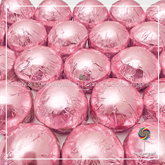 10 unidades - Bombon tipo Bon o Bon relleno de crema de maní chocolate con leche - rosa claro