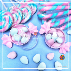 Pastillero caramelo de acrilico - rosa