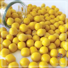 Chicle bolita de 1,2 cm - amarillo - 400 grms