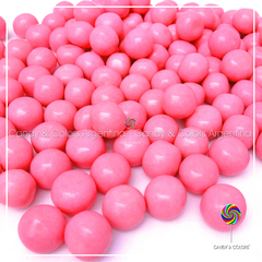 Chicle bolita de 1,2 cm - rosa salmón - 400 grms