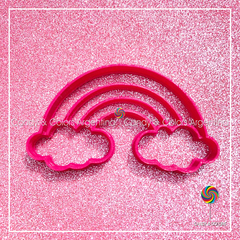 Cortante de galletas - arco iris - 5,5 x 10 cm