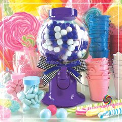 Dispenser de golosinas 22 cm - lila