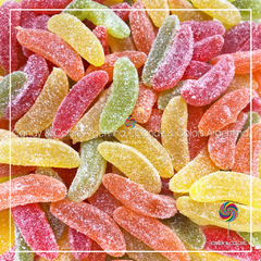 Gomitas gajos citricos azucaradas - multicolor - 800 grms
