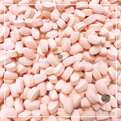 Pastillas frutales gotitas pastel - naranja - 500 grms