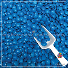 100 grms - Lentejas de chocolate confitada - azul