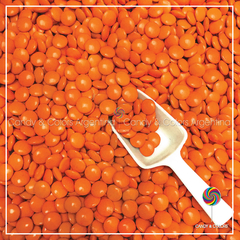 100 grms - Lentejas de chocolate confitada - naranja