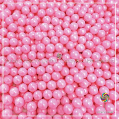 Perlas comestibles confitadas 9 mm - rosa perlado 25 grms - decoración repostería - comestible - Sprinkles