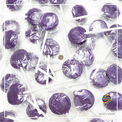 20 unidades Mini paletitas 3 cm - violeta oscuro - comprar online