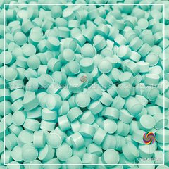 Mini pastillas frutales pastel - verde aguamarina - 500 grms