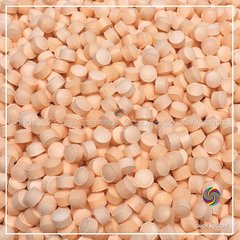Mini pastillas frutales pastel - naranja - 500 grms