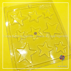 Molde bombones Estrella - 4cm, 5cm y 6 cm