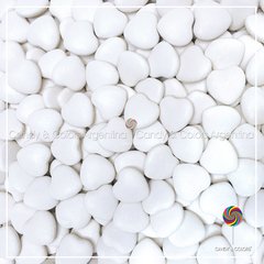 Pastilla frutal corazón confitada - blanco - 500 grms