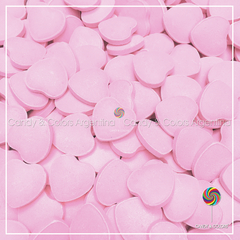 Pastilla corazón pastel frutal - rosa - 2 cm de diámetro - 500 grms - comprar online