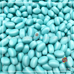 Pastillas frutales gotitas confitadas - celeste agua - 500 grms