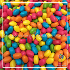 Pastillas frutales gotitas confitadas - multicolor - 500 grms