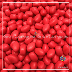 Pastillas frutales gotitas confitadas - rojo - 500 grms