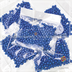 Perlas comestibles confitadas 5 mm - azul perlado 40 grms - decoración repostería - comestible - Sprinkles