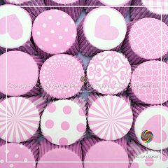 Pirotines Nr. 10 - 25 unidades - varios según stock - rosa - para cup cakes