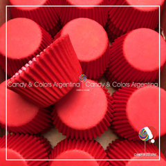 Pirotines para Cupcakes Nr. 8 - rojo - 10 unidades