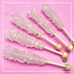 Rock Candy de 9 cm - blanco transparente - natural