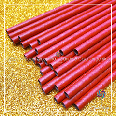 Sorbetes de Papel x 25 unidades - rojo oscuro liso