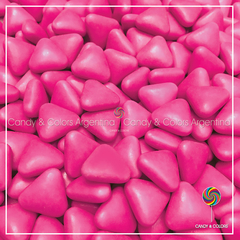 Pastillas Triángulos frutales confitadas - frucsia - 500 grms - comprar online