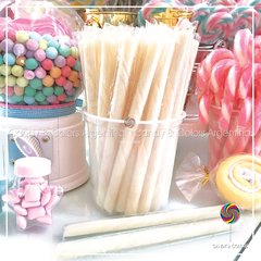 Varitas de caramelo - 18 cm - marfil liso - unidad - comprar online