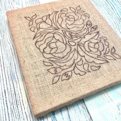 Kit de Bordado "Floral" - para bordar con My Punch Needle #4 - on internet