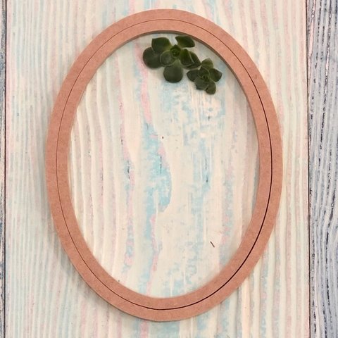 Bastidor Mdf Ovalado Numero 4