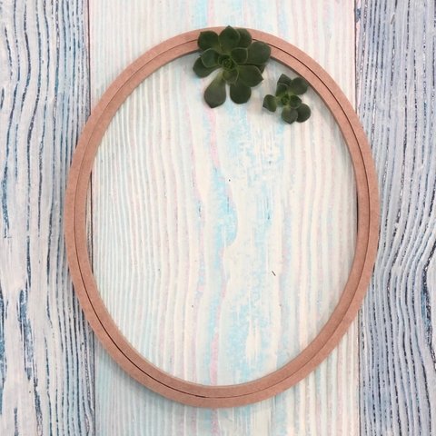 Bastidor Mdf Ovalado Numero 8