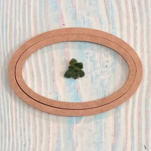 Bastidor Mdf Ovalado Numero 1