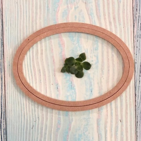 Bastidor Mdf Ovalado Numero 3