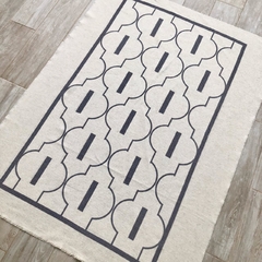 Alfombra Grande para bordado Marroquí | Diseño Tile Handira