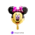 Globo Minnie Moño Cabeza 14" X5 Unidades