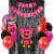 Combo Cumpleaños Globos Temática Poppy Playtime Fucsia Oscu